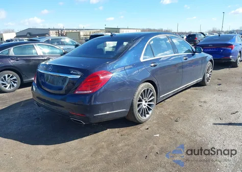 2017 Mercedes-Benz S 550 4Matic из США, поврежденный, VIN WDDUG8FB0HA314439